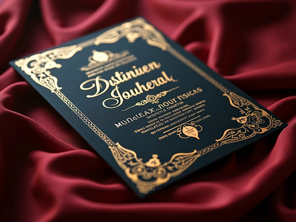 Invitación exclusiva de lujo